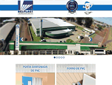Tablet Screenshot of belplast.com.br